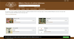 Desktop Screenshot of ambrosiana.comperio.it